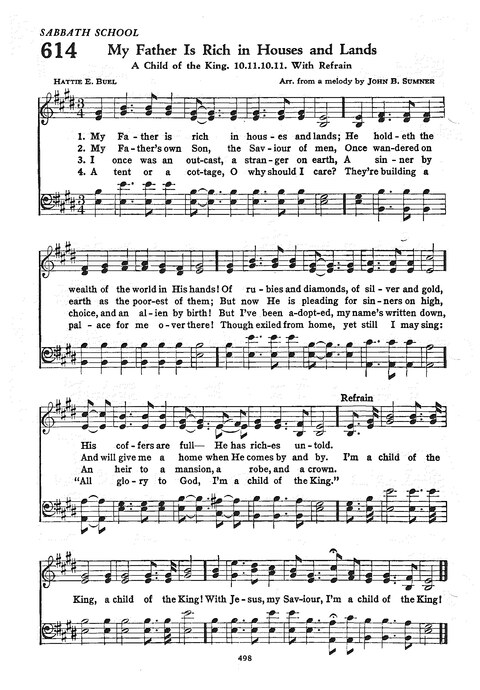 The Church Hymnal: the official hymnal of the Seventh-Day Adventist Church page 490