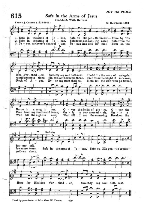 The Church Hymnal: the official hymnal of the Seventh-Day Adventist Church page 491