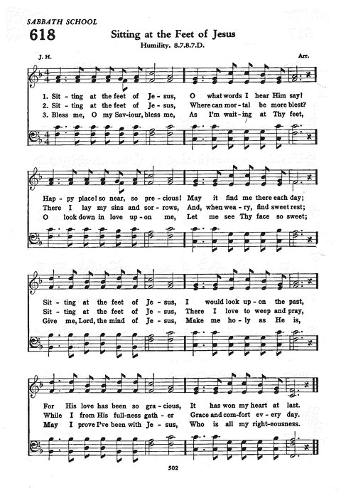 The Church Hymnal: the official hymnal of the Seventh-Day Adventist Church page 494