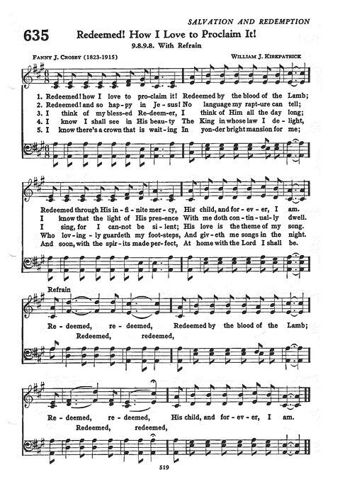 The Church Hymnal: the official hymnal of the Seventh-Day Adventist Church page 511