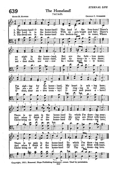 The Church Hymnal: the official hymnal of the Seventh-Day Adventist Church page 515