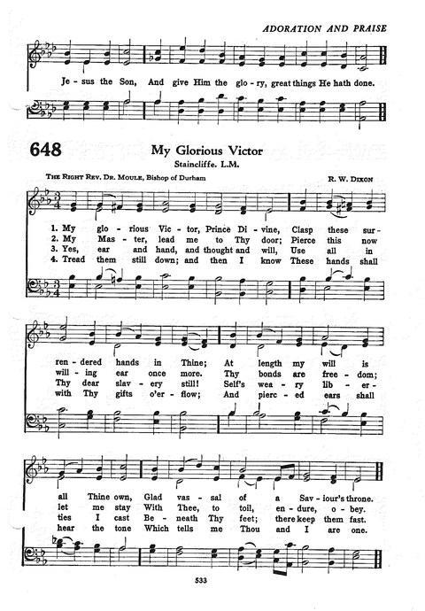 The Church Hymnal: the official hymnal of the Seventh-Day Adventist Church page 525