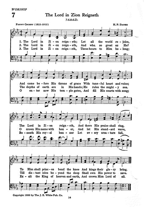 The Church Hymnal: the official hymnal of the Seventh-Day Adventist Church page 6