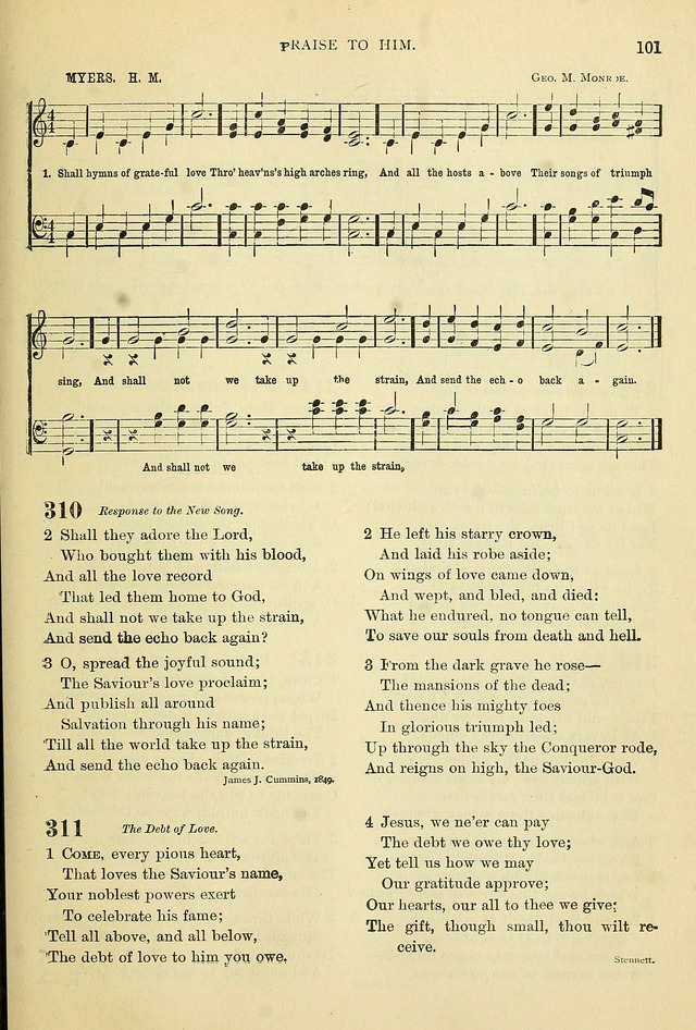 The Christian hymnary: a selection of hymns & tunes for Christian worship page 108