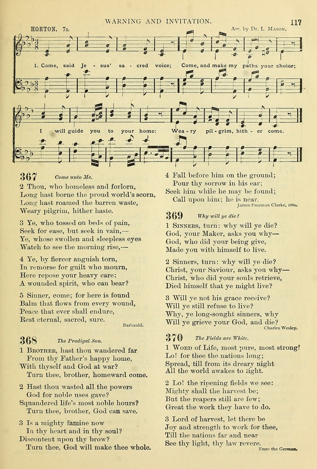 The Christian hymnary: a selection of hymns & tunes for Christian worship page 124