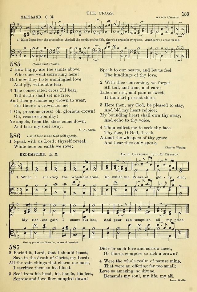 The Christian hymnary: a selection of hymns & tunes for Christian worship page 190