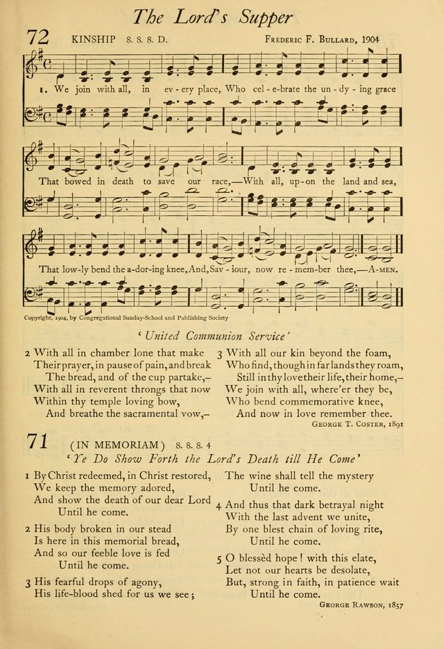 The Council Hymnal: a selection of hymns and tunes chosen from the Pilgrim Hymnal for the use of the National Council of Congregational Churches page 55