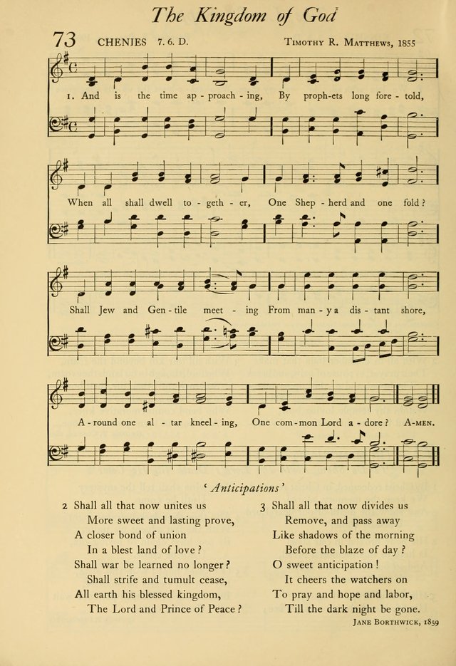 The Council Hymnal: a selection of hymns and tunes chosen from the Pilgrim Hymnal for the use of the National Council of Congregational Churches page 56