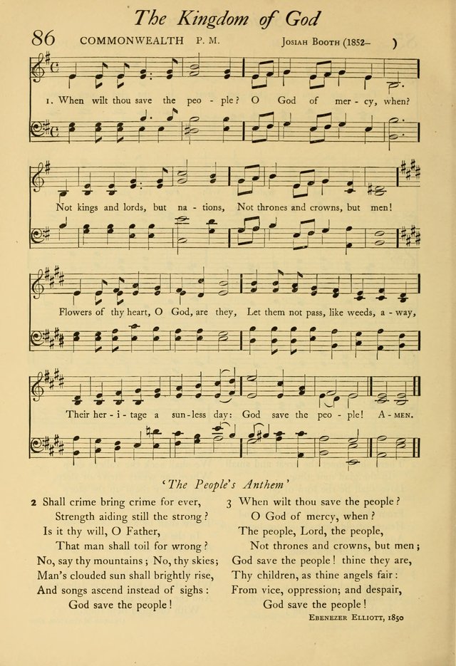 The Council Hymnal: a selection of hymns and tunes chosen from the Pilgrim Hymnal for the use of the National Council of Congregational Churches page 66