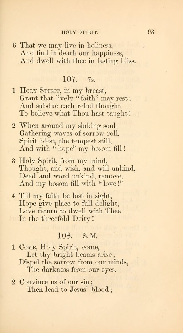 A Collection of Hymns: Supplementary to the Psalms and Hymns of Dr. Watts page 100