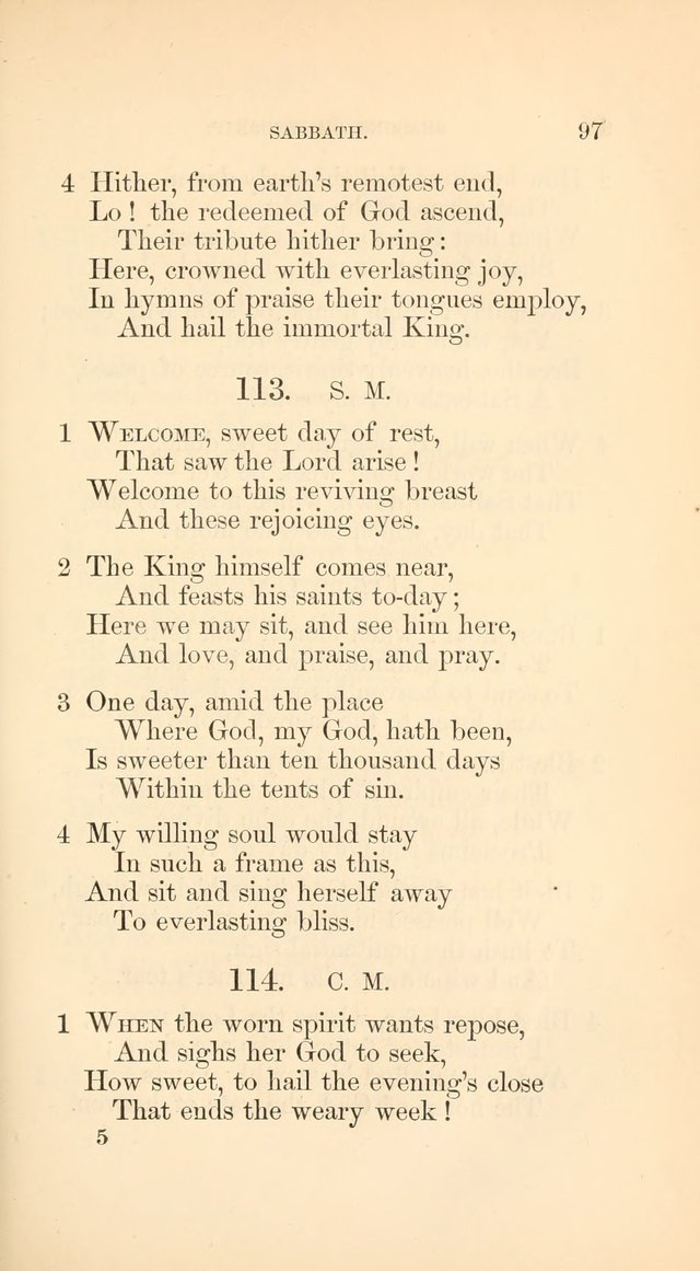 A Collection of Hymns: Supplementary to the Psalms and Hymns of Dr. Watts page 104