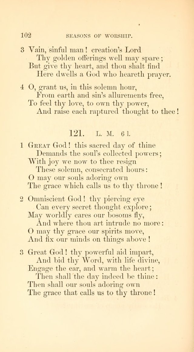 A Collection of Hymns: Supplementary to the Psalms and Hymns of Dr. Watts page 109