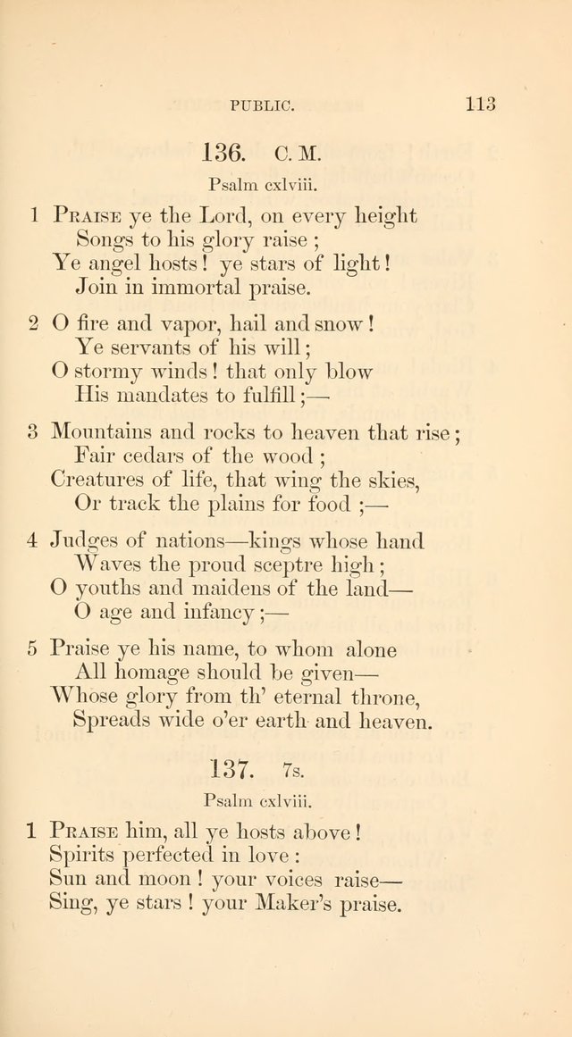 A Collection of Hymns: Supplementary to the Psalms and Hymns of Dr. Watts page 120