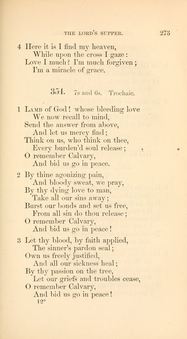 A Collection of Hymns: Supplementary to the Psalms and Hymns of Dr. Watts page 280