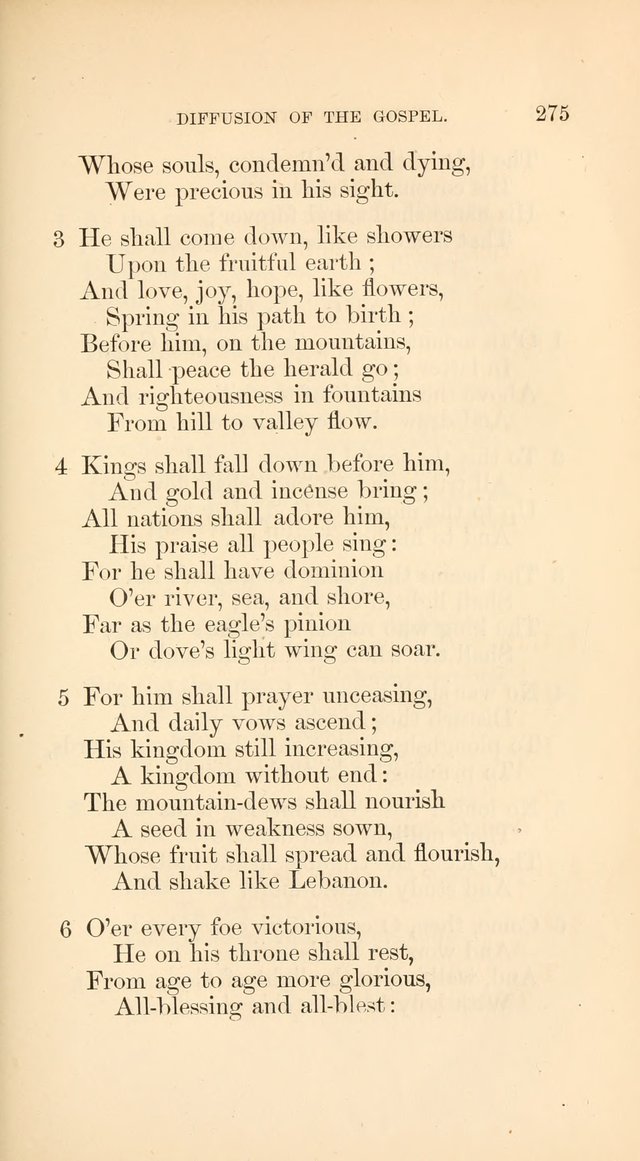 A Collection of Hymns: Supplementary to the Psalms and Hymns of Dr. Watts page 282