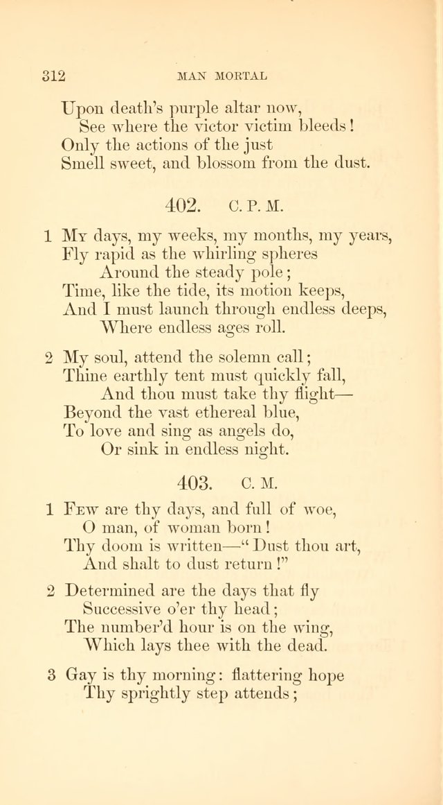 A Collection of Hymns: Supplementary to the Psalms and Hymns of Dr. Watts page 319