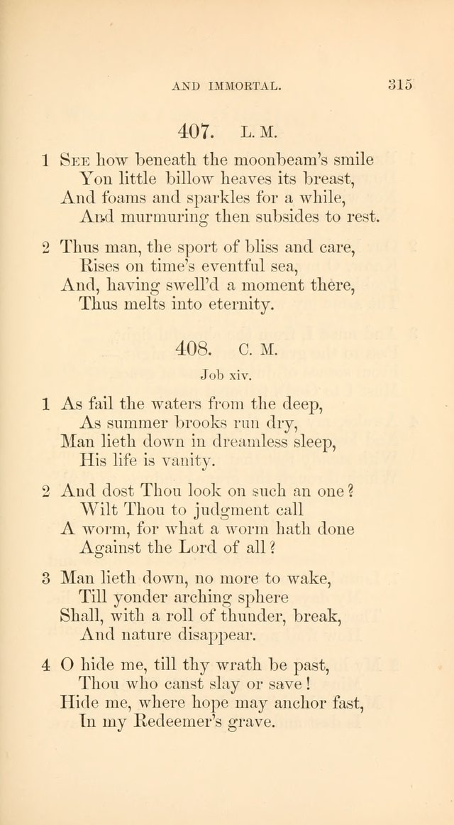 A Collection of Hymns: Supplementary to the Psalms and Hymns of Dr. Watts page 322