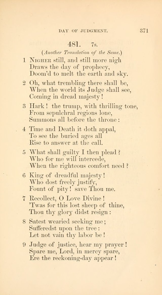 A Collection of Hymns: Supplementary to the Psalms and Hymns of Dr. Watts page 378