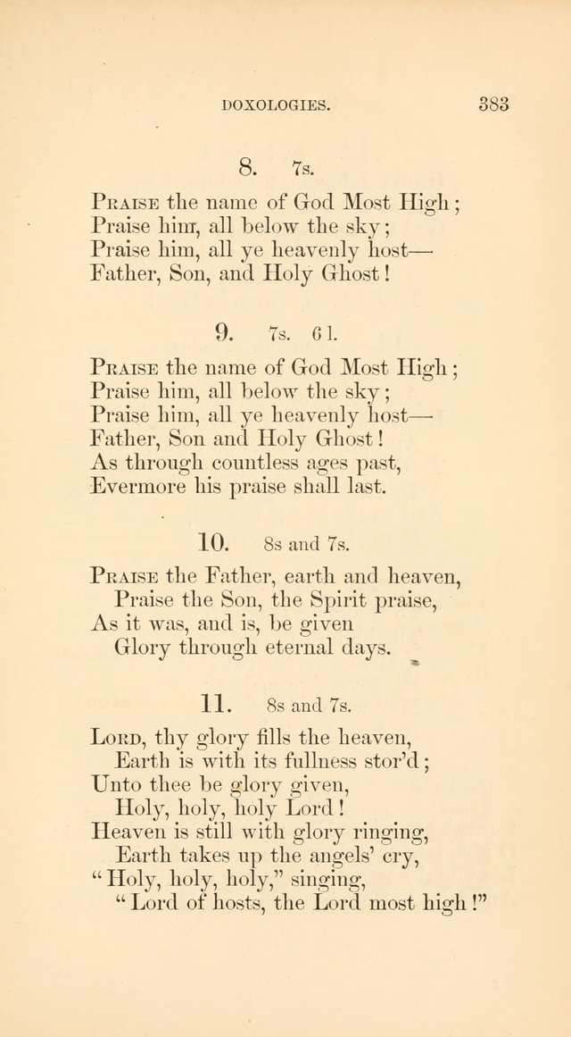 A Collection of Hymns: Supplementary to the Psalms and Hymns of Dr. Watts page 390