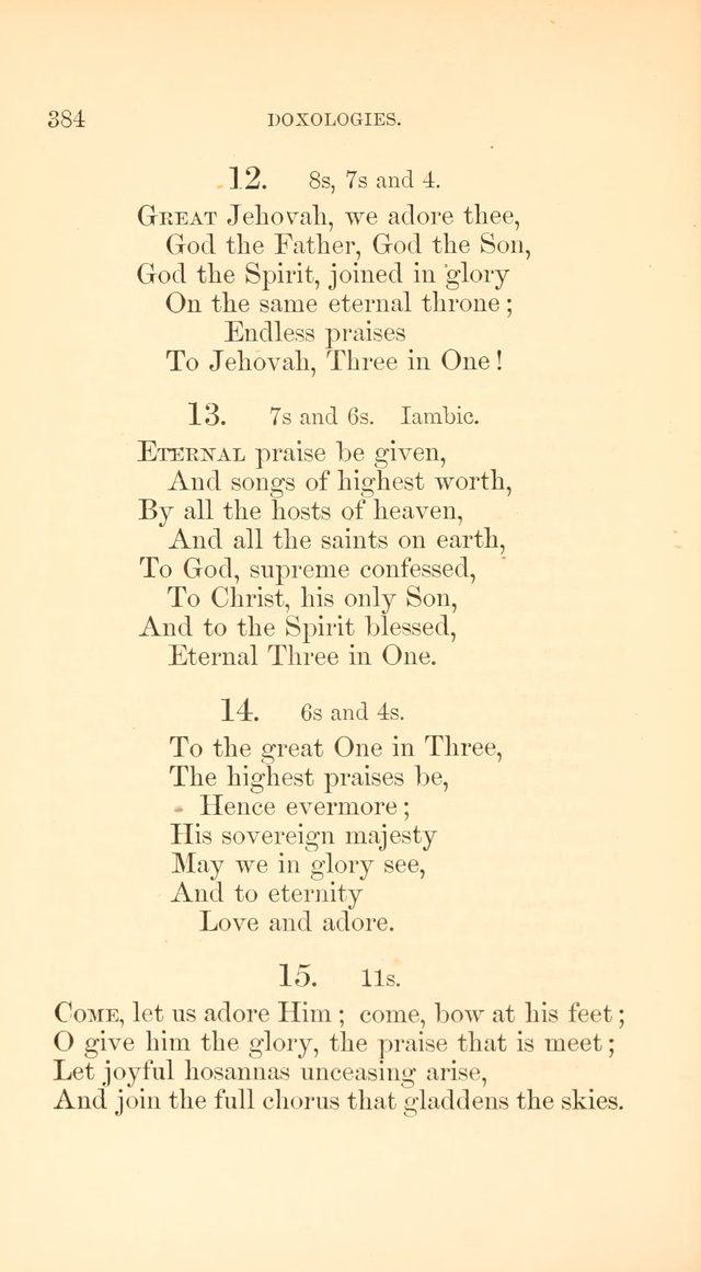 A Collection of Hymns: Supplementary to the Psalms and Hymns of Dr. Watts page 391