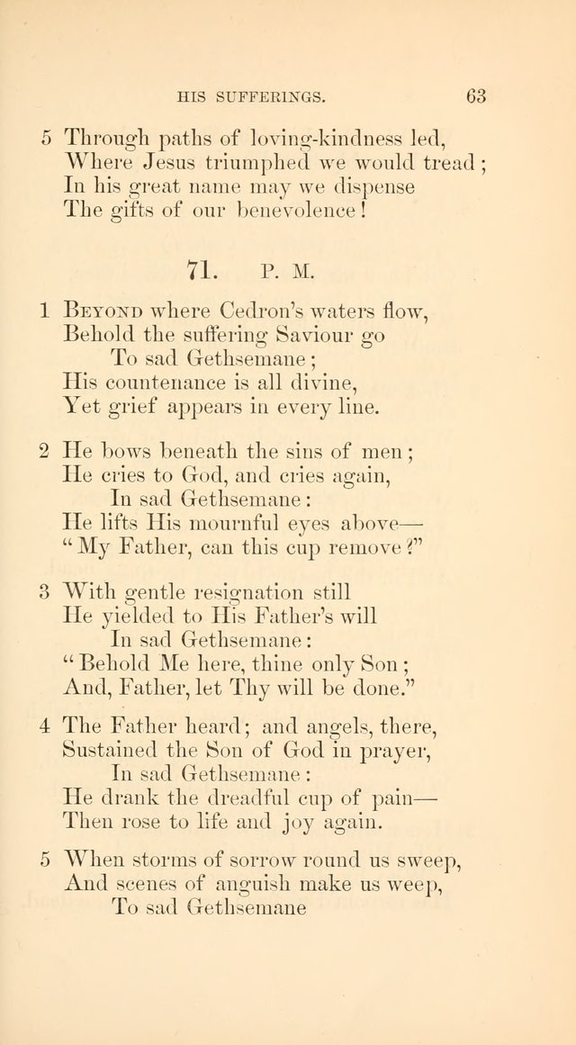 A Collection of Hymns: Supplementary to the Psalms and Hymns of Dr. Watts page 70