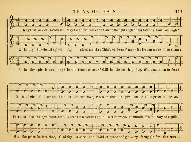 The Christian Harp and Sabbath School Songster: designed for the use of the social religious circle, revivals, and the Sabbath school (14th ed.) page 117