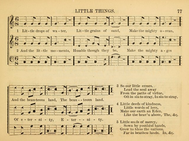 The Christian Harp and Sabbath School Songster: designed for the use of the social religious circle, revivals, and the Sabbath school (14th ed.) page 77