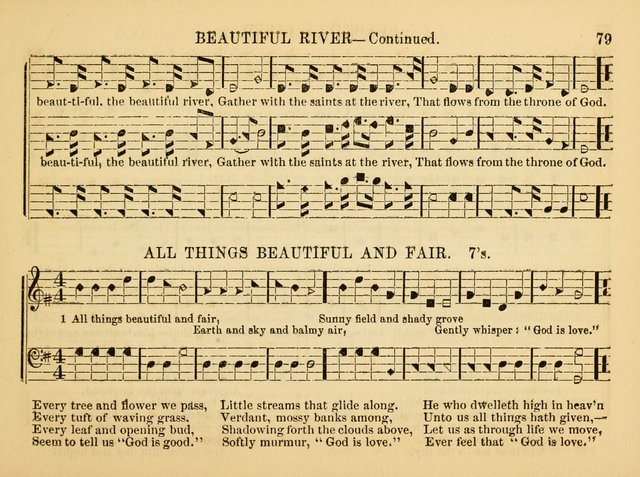 The Christian Harp and Sabbath School Songster: designed for the use of the social religious circle, revivals, and the Sabbath school (14th ed.) page 79