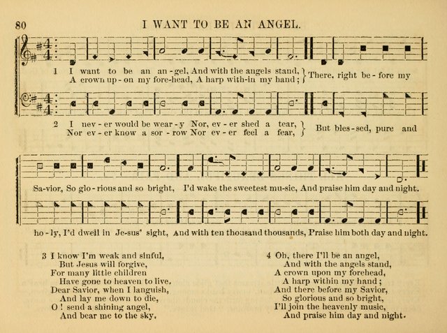 The Christian Harp and Sabbath School Songster: designed for the use of the social religious circle, revivals, and the Sabbath school (14th ed.) page 80