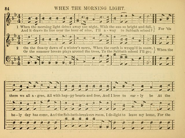 The Christian Harp and Sabbath School Songster: designed for the use of the social religious circle, revivals, and the Sabbath school (14th ed.) page 84