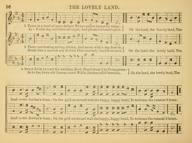 The Christian Harp and Sabbath School Songster: designed for the use of the social religious circle, revivals, and the Sabbath school (14th ed.) page 96