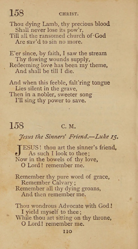 A Collection of Hymns and Sacred Songs: suited to both private and public devotions, and especially adapted to the wants and uses of the brethren of the Old German Baptist Church page 104