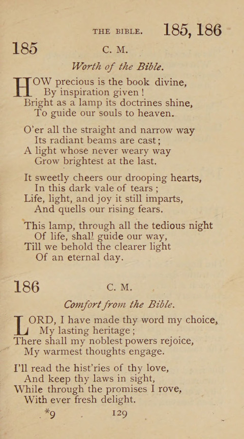 A Collection of Hymns and Sacred Songs: suited to both private and public devotions, and especially adapted to the wants and uses of the brethren of the Old German Baptist Church page 123