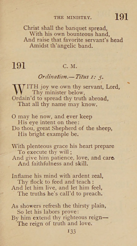 A Collection of Hymns and Sacred Songs: suited to both private and public devotions, and especially adapted to the wants and uses of the brethren of the Old German Baptist Church page 127