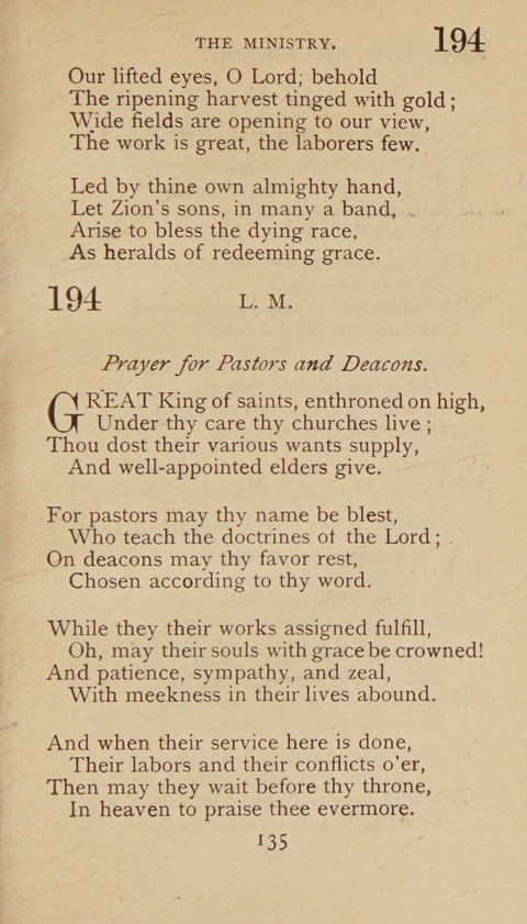 A Collection of Hymns and Sacred Songs: suited to both private and public devotions, and especially adapted to the wants and uses of the brethren of the Old German Baptist Church page 129