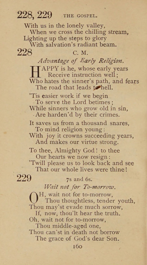 A Collection of Hymns and Sacred Songs: suited to both private and public devotions, and especially adapted to the wants and uses of the brethren of the Old German Baptist Church page 154