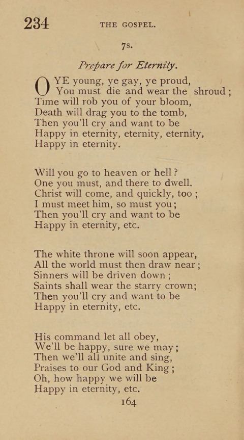 A Collection of Hymns and Sacred Songs: suited to both private and public devotions, and especially adapted to the wants and uses of the brethren of the Old German Baptist Church page 158