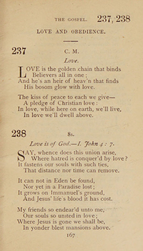 A Collection of Hymns and Sacred Songs: suited to both private and public devotions, and especially adapted to the wants and uses of the brethren of the Old German Baptist Church page 161