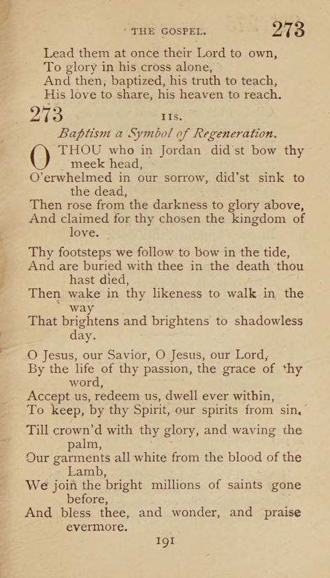 A Collection of Hymns and Sacred Songs: suited to both private and public devotions, and especially adapted to the wants and uses of the brethren of the Old German Baptist Church page 185