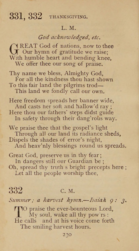 A Collection of Hymns and Sacred Songs: suited to both private and public devotions, and especially adapted to the wants and uses of the brethren of the Old German Baptist Church page 224