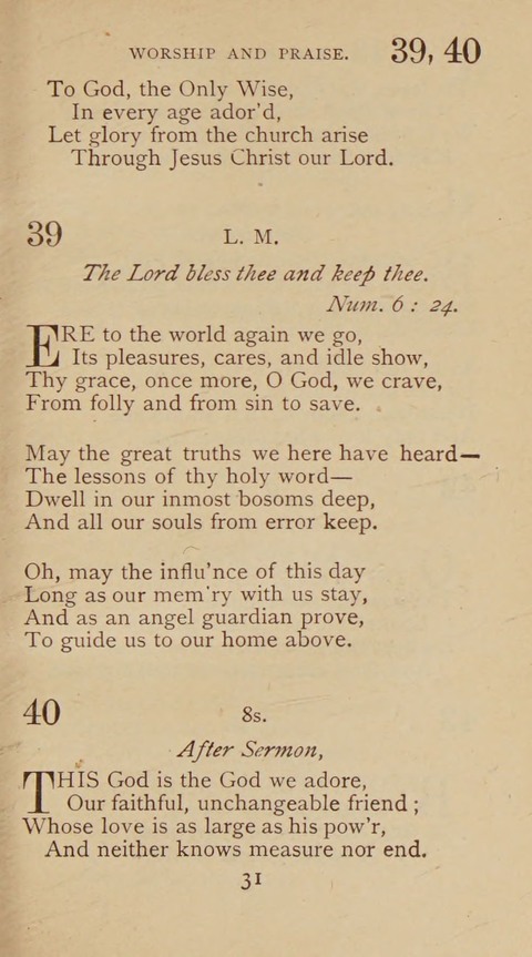 A Collection of Hymns and Sacred Songs: suited to both private and public devotions, and especially adapted to the wants and uses of the brethren of the Old German Baptist Church page 25