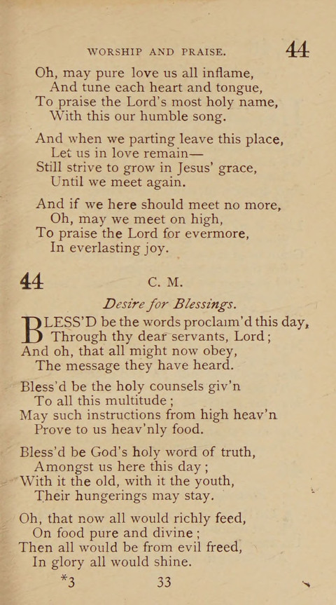 A Collection of Hymns and Sacred Songs: suited to both private and public devotions, and especially adapted to the wants and uses of the brethren of the Old German Baptist Church page 27