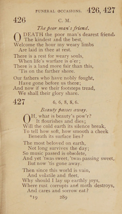 A Collection of Hymns and Sacred Songs: suited to both private and public devotions, and especially adapted to the wants and uses of the brethren of the Old German Baptist Church page 283