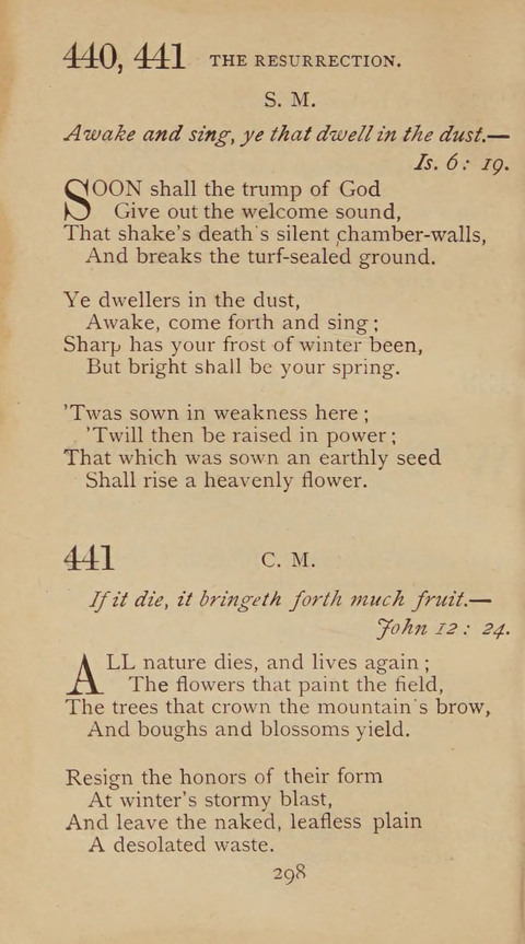 A Collection of Hymns and Sacred Songs: suited to both private and public devotions, and especially adapted to the wants and uses of the brethren of the Old German Baptist Church page 292