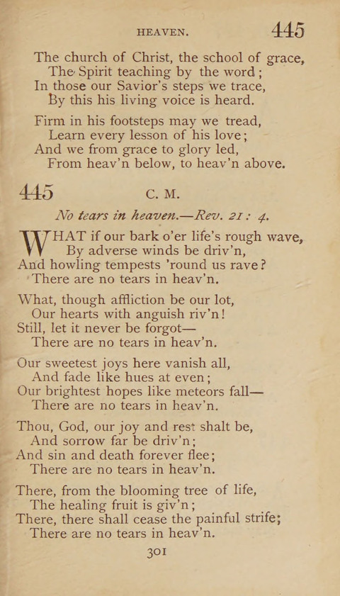 A Collection of Hymns and Sacred Songs: suited to both private and public devotions, and especially adapted to the wants and uses of the brethren of the Old German Baptist Church page 295