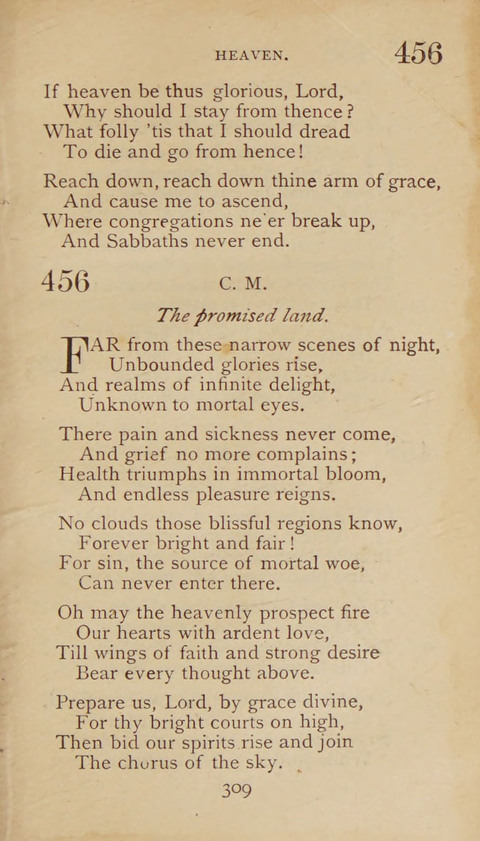 A Collection of Hymns and Sacred Songs: suited to both private and public devotions, and especially adapted to the wants and uses of the brethren of the Old German Baptist Church page 303