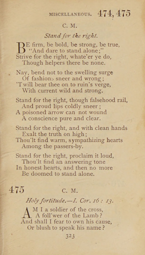 A Collection of Hymns and Sacred Songs: suited to both private and public devotions, and especially adapted to the wants and uses of the brethren of the Old German Baptist Church page 317