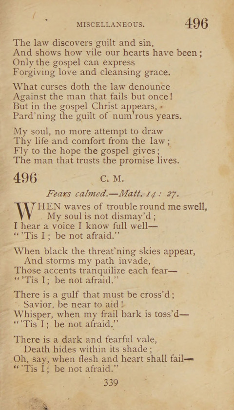 A Collection of Hymns and Sacred Songs: suited to both private and public devotions, and especially adapted to the wants and uses of the brethren of the Old German Baptist Church page 333