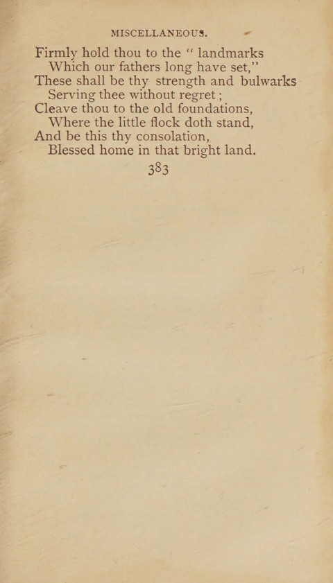 A Collection of Hymns and Sacred Songs: suited to both private and public devotions, and especially adapted to the wants and uses of the brethren of the Old German Baptist Church page 377