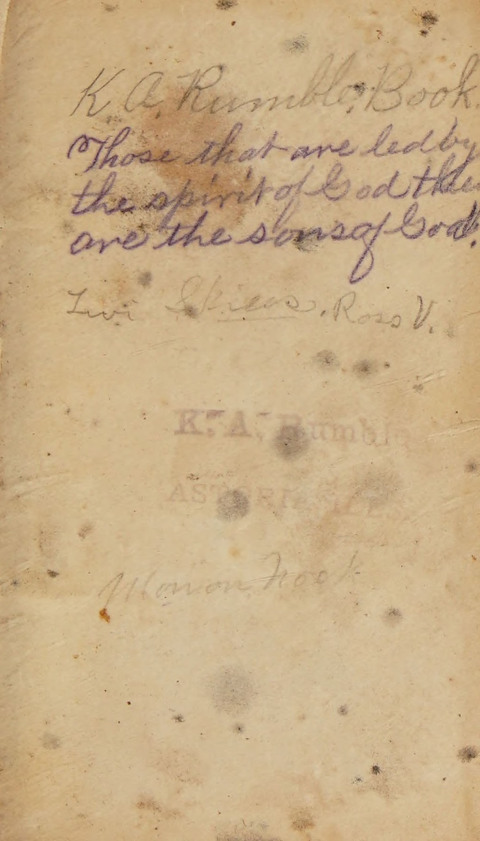 A Collection of Hymns and Sacred Songs: suited to both private and public devotions, and especially adapted to the wants and uses of the brethren of the Old German Baptist Church page 399